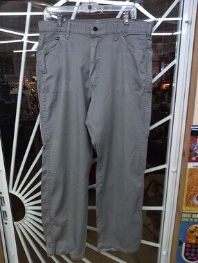 ​CRUDE FR Flame Resistant Work Pants 36x36 Gray H&P Drilling NFPA 2112 Milliken